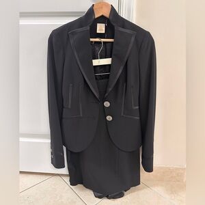 Marciano Black Blazer and Skirt Suit